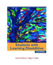 Students with learning disabilities by Cecil D. Mercer