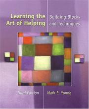 Cover of: Learning the Art of Helping by Mark E. Young, Mark E. Young