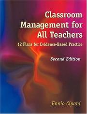 Cover of: Classroom Management for All Teachers | Ennio Cipani