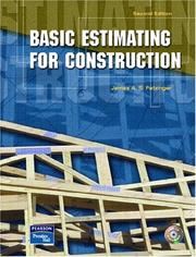 Cover of: Basic estimating for construction