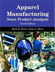 Cover of: Apparel Manufacturing: Sewn Product Analysis (4th Edition)