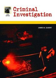 Cover of: Criminal Investigation by James N. Gilbert