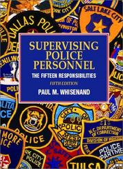 Cover of: Supervising Police Personnel, Fifth Edition