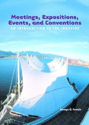 Meetings, Expositions, Events and Conventions by George G. Fenich