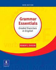 Cover of: Grammar Essentials by Robert J. Dixson