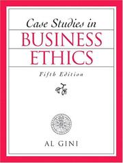 Cover of: Case studies in business ethics by edited by Al Gini.