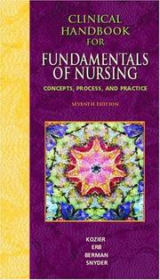 Cover of: Clinical handbook for fundamentals of nursing | 