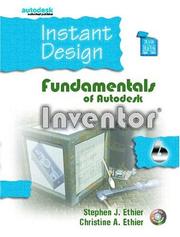 Cover of: Instant Inventor: Fundamentals Using Autodesk Inventor 6