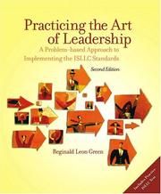 Cover of: Practicing the Art of Leadership | Reginald Leon Green