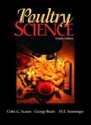 Cover of: Poultry science by C. G. Scanes