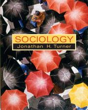 Cover of: Sociology by Jonathan H. Turner