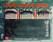 Cover of: Great Walls of China by Franc Palaia