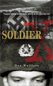 Cover of: Soldier X by Don L. Wulffson