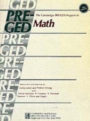 Front cover of The Cambridge pre-GED program in math by Unknown