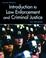 Cover of: Introduction to Law Enforcement and Criminal Justice (2nd Edition)