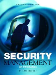 Cover of: Security Management: An Introduction (2nd Edition)