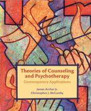 Cover of: Theories of Counseling and Psychotherapy: Contemporary Applications