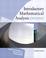 Cover of: Introductory mathematical analysis for business, economics, and the life and social sciences.