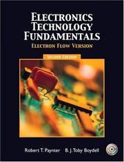 Cover of: Electronics technology fundamentals by Robert T. Paynter