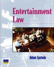 Cover of: Entertainment law by Adam Epstein