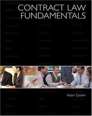 Contract Law Fundamentals by Adam Epstein