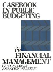 Cover of: Casebook in public budgeting and financial management