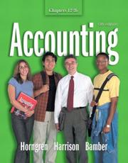 Cover of: Accounting 12-26 and Integrator CD (6th Edition)