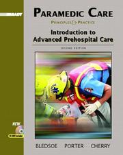 Cover of: Paramedic Care: Principles and Practice, (2nd Edition) (Paramedic Care Principles & Practice Series)