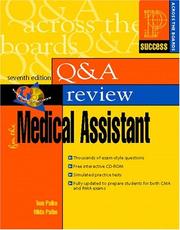 Cover of: Prentice Hall's Health Question and Answer Review for the Medical Assistant (7th Edition) (Prentice Hall SUCCESS! Series)