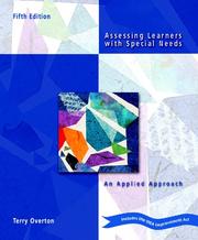 Cover of: Assessing Learners with Special Needs by Terry Overton, Terry Overton