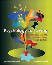 Cover of: Psychology for living by Karen Grover Duffy