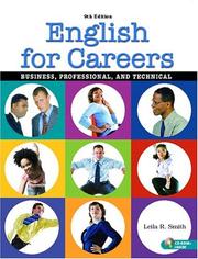 Cover of: English for Careers by Leila R. Smith, Margaret Taylor, Leila R. Smith