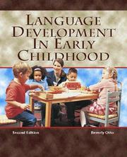 Cover of: Language Development in Early Childhood