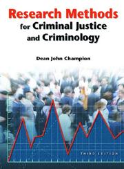 Cover of: Research Methods for Criminal Justice and Criminology