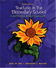 Cover of: Teaching in the Elementary School by Judy W. Eby, Adrienne L. Herrell