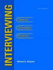 Cover of: Interviewing by Robert A. Shearer, Robert A. Shearer