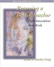 Cover of: Becoming a Better Teacher by Giselle O. Martin-Kniep