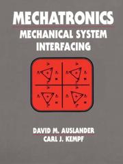 Cover of: Mechatronics by David M. Auslander