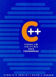 Cover of: Developing Object Oriented Software in C++ by Kenneth A. Barclay, Brian J. Gordon, Kenneth A. Barclay, Brian J. Gordon