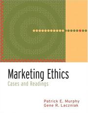 Cover of Marketing Ethics by Patrick Murphy