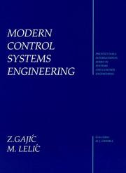 Cover of: Modern control systems engineering