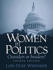 Cover of: Women in politics by [edited by] Lois Duke Whitaker.