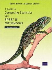 Cover of: A guide to computing statistics with SPSS release 10 for Windows by Dennis Howitt