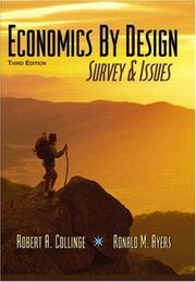 Cover of: Economics By Design: Survey and Issues, Third Edition