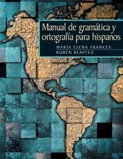 Cover of: Manual de gramtica y ortografía para hispanos