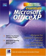 Cover of: Essentials Enhanced Office XP Text, Fourth Edition by Dawn Wood, Marianne Fox, Lawrence C. Metzelaar, Linda Bird, Keith Mulbery, Larry Metzelaar