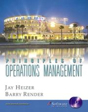 Cover of: Principles of Operations Management and Student CD-ROM, Fifth Edition