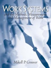 Cover of: Work Systems by Mikell P. Groover