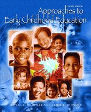 Cover of: Approaches to early childhood education
