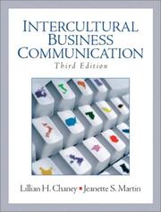 Cover of: Intercultural Business Communication, Third Edition by Lillian H. Chaney, Jeanette S. Martin